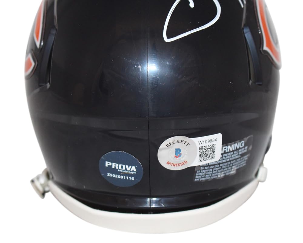 Amazon.com: Dan Hampton Autographed/Signed Chicago Bears Mini